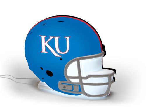 NCAA Kansas Jayhawks LED-Lit Football Helmet