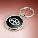 Scion Black Round Key Chain