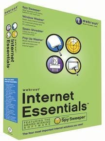 Webroot Internet Essentials Suite with Spysweeper