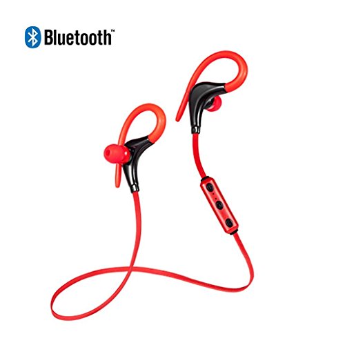 Bluetooth Headphones, Sogo? Wireless Bluetooth 4.1 Earhook Headphones with Microphone for Sport/Running/Gym/Exercise for iPhone 6, 6 Plus, 5, 5c, 5s, 4 and Android Devices