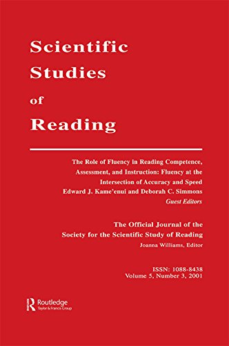 The Role of Fluency in Reading Competence, Assessment, and instruction: Fluency at the intersection of Accuracy and Speed: A Special Issue of scientific ... Reading: 5 (Scientific Studies of Reading 5)