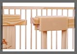 Aosom Baby Kids Wooden Playpen Room Divider 8 Panel