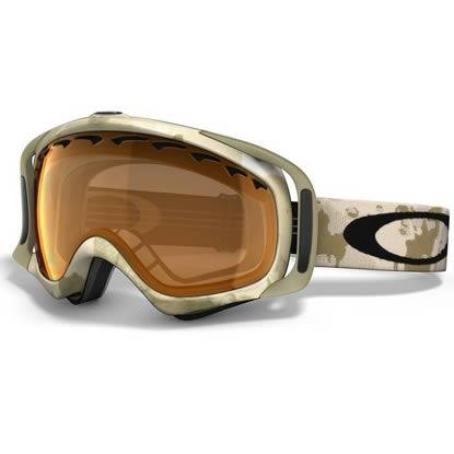 Oakley CROWBAR Bark Camo Khaki/Persimmon Snow Goggles (Bark Camo Khaki,Persimmon)