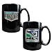 Kansas City Wizards 2-Piece Black Ceramic Mug Set (Primary Team Logo & MLS Logo)