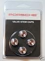 Porsche Crest Valve Stem Caps - Full Color