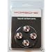 Porsche Crest Valve Stem Caps - Full Color
