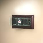 Hockey Puck Wall Mounted Triple Puck Display Case