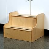 Whitney Brothers Birch Laminate Step Up, Low Stairs