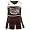 adidas Mississippi State Bulldogs Maroon Infant Two-Piece Cheerleader Dress