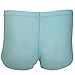 FEESHOW Men's Silky Boxer Briefs Shorts Bugle Pouch Underwear (Blue, Large)