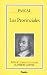 Book Les Provinciales (Classiques Garnier)