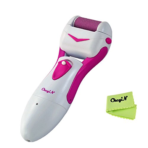 Ckeyin ® Powerful Rechargeable Electric Washable Foot Spa Smoother /Pedicure Kit /Foot Care Kit /Callus Skin Dead Skin Remover / grinding foot control - Original Retail Package，perfect sweet gift for Christmas (Rechargeable)