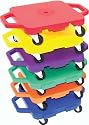 12" Scooters w/ Deluxe Rubber Casters w/ Bearings (set of 6)