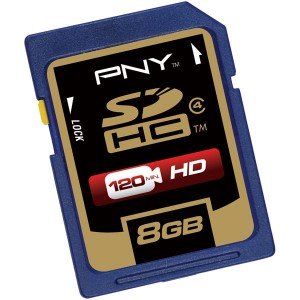 PNY P-SDHC8G4-EF CLASS 4 SECURE DIGITAL HIGH-CAPACITY