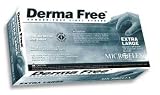 Microflex DF-850-M Derma Free Vinyl Exam Glove, Medium