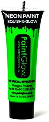 UV Make-Up Neon Green Body Paint Tube