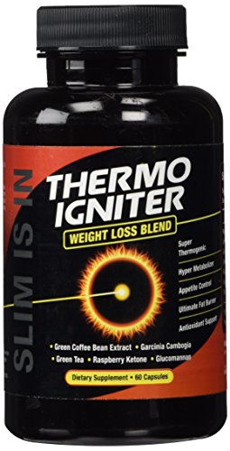 THERMO-IGNITER WEIGHT LOSS BLEND - Fat Burner - Super Thermogenic Formula with Garcinia Cambogia, Green Tea Extract, Green Coffee Bean Extract - Raspberry Ketone & 5 Other Fat Buster Ingredients - Exclusive Proprietary Formulation - 60 Count - All Na THERMO-IGNITER WEIGHT LOSS BLEND - Fat Burner - Super Thermogenic Formula with Garcinia Cambogia, Green Tea Extract, Green Coffee Bean Extract - Raspberry Ketone & 5 Other Fat Buster Ingredients - Exclusive Proprietary Formulation - 60 Count - All Na