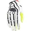 Troy Lee Designs SE Pro Men's Motocross Motorcycle Gloves w/ Free B&F Heart Sticker Bundle - White