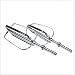 Sunbeam Beater Set 013746-000-000 fits Sunbeam Mixmaster