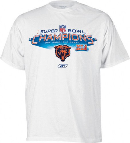 Chicago Bears Super Bowl XLI Champions Official Locker Room T-Shirt