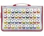40 Kraft Punches in Zipper Case - Alphabet & Numbers