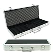 400 PC Poker Chip case - Felt Wood interior - Solid