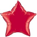 FOIL 20" STAR RED BALLOON