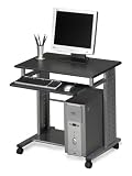MAYLINE COMPANY Empire Mobile PC Cart With Keyboard Tray, 28-1/2 x 23 x 28-3/4, Metallic Gray