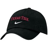 Nike Texas Tech Red Raiders Black Campus Adjustable Hat