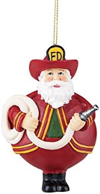 Santa Fireman Ornament