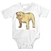 Onesie with bulldog, domestic, pet, animal, dog, canine, breed