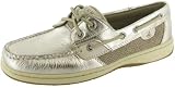 SPERRY TOPSIDER Bluefish Platinum Womens Leather Boat Shoes