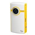 Flip Ultra 2nd Generation Flash Memory Digital Camcorder - White/Yellow (U1120Y)