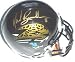 Mark Brunell Autographed/Hand Signed Jacksonville Jaguars Authentic Mini Helmet (Gold Autograph)