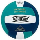 Search : Tachikara SV5WSC Sensi-Tec Composite Leather Volleyball - Teal White Navy