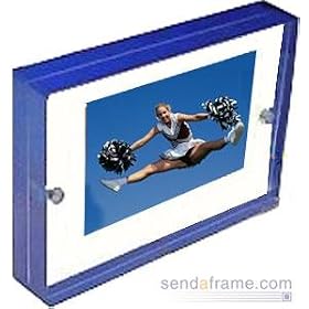 The original acrylic MAGNET FRAME with cobalt-blue edge by Canetti