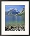 Tetons and Jenny Lake, Grand Teton National Park, Wyoming, USA Framed Art Poster Print by G Richardson, 18x22