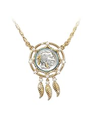 Noble Spirit Buffalo Nickel Dreamcatcher Necklace by The Bradford Exchange