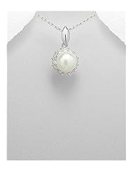 CZ Pendant Necklace In 92.5 Sterling Silver