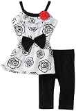 Young Hearts Baby-Girls Infant Long Floral Tunic With Pant Set