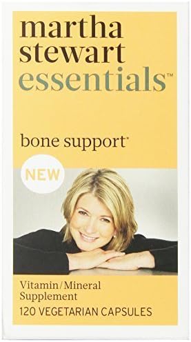 Martha Stewart Essentials Bone Support Supplement, 120 Vegetarian Capsules by Martha Stewart Essentials