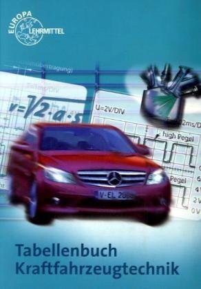 Tabellenbuch Kraftfahrzeugtechnik mit Formelsammlung: Tabellen, Formeln, Übersichten, Normen. Mit Formelsammlung. Mathematik, Betriebsführung, ... Elektrische Anlage, Vorschriften