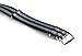 Gemony 22mm Black and Gray Striped NATO Strap Nylon Watchband - James Bond Style