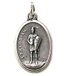 Saint Florian Oxidized Medal - MADE IN ITALY