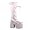Demonia Camel-311 5 Inch Knee White Pump Fur Trimed Knee Boot Size 7