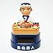 Japanese　sushi　chef　solar　figurine