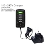 230V Netzteil Vision: Ladeger�t f�r die Steckdose 110 - 240 Volt f�r Archos MP3 MP4 Vision ARCHOS 1 14 15b 2 20b 24 24c 30c 35 - schwarz