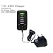 230V Netzteil Vision: Ladeger�t f�r die Steckdose 110 - 240 Volt f�r Archos MP3 MP4 Vision ARCHOS 1 14 15b 2 20b 24 24c 30c 35 - schwarz