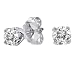 14k White Gold Diamond Stud Earrings (0.40 cttw, J-K Color, I2-I3 Clarity)