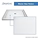 DreamLine SlimLine 40 in. D x 40 in. W x 2 3/4 in. H Corner Drain Neo-Angle Shower Base in White, DLT-2040400